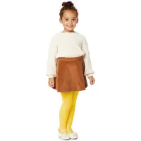 Merry Style WL-010 Kinderen Panty - 60 DEN -Microvezel - Meisjes - Polyamide - Geel - 104-110