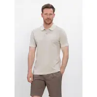 Stefano lauran Heren Polo's & T-shirts Polo Bjorn - Zand - Maat S