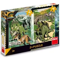 Dino Bikes Jurassic World Puzzel 2-in-1: 24 & 48 Stukjes