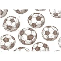 WALLARENA - Behang 250x175 cm + Fotobehang - Vliesbehang - Voor de jongen motif - Voor Kinderen - Op de Flizelin - Beige