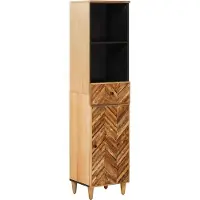 vidaXL Badkamerkast set 3 st 62 x 33 x 58 cm Massief Mango Hout