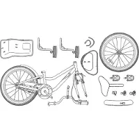 vidaXL Kinderfiets 12 Inch voor 2-4 jaar oud Wit