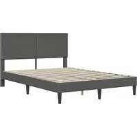 vidaXL Bedframe Donkergrijs 160 x 200 cm Corduroy stof