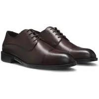 BOSS Leren derbyschoenen met neusdetail Maat 42