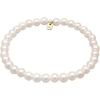 KUZZOI - Armband - Heren Trend Elegant met schelpkern parels in 925 sterling zilver - Dames