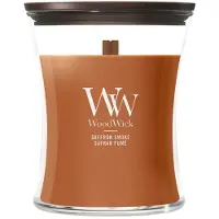 Woodwick Saffron Smoke Medium Geurkaars