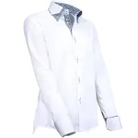 Giovanni Capraro 903-10 Heren Shirt 55/45% Katoen/Polyester