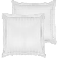 De Witte Lietaer Kussensloop Zygo - 50 x 70 cm - Wit - Katoen Satijn
