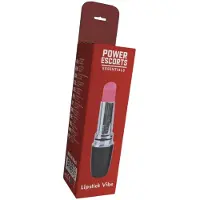 Power Escorts Lipstick Vibrator Zwart – Discrete Mini Vibrator in Lippenstift Design – Compact & Krachtig