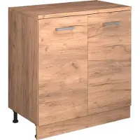 Vicco Uitbreidingskast Rion, Goudkleurig Eiken/Goudkleurig Eiken, 80 x 46 cm zonder schuine kant met 2 deuren