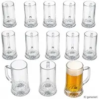 MamboCat 12-delige set Akki bierpul 0,4L met sterrenbodem en handvat - 1003134