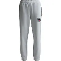 Zavetti Canada Broek 'Cirico' lichtgrijs / rood / zwart