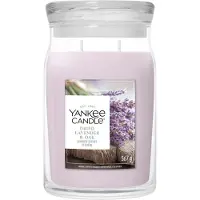Yankee candle - Dried Lavender & Oak Large Jar - tot 80 branduren