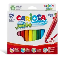 Carioca Viltstift jumbo maxi assorti 24st | Set a 24 stuk