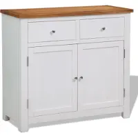 Super Merchant Dressoir 90x33,5x83 cm massief eikenhout
