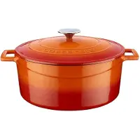 Lava Braadpan - 28 cm - 6.71 liter - Gietijzer - Oranje