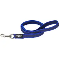 JULIUS K-9 Rubberen riem met lus Blauw - Grijs (Hond, Algemeen), Kraag + Leiband