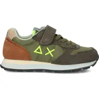 Sun68 Jongens Sneakers Boys Tom Multicolor - Groen - Maat 32
