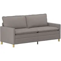 vidaXL Bank Taupe 196 x 81 x 87,5 cm Stof