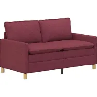 vidaXL Bank Wijnrood 156 x 81 x 87,5 cm Stof