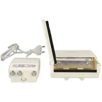 Ginza.se Mastversterker | 5-862 MHz | 2 uitgangen | Regelbaar 15-30 dB | Wit - MAMP26700WT
