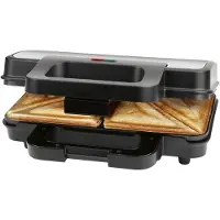 Mira Tosti-ijzers - Tosti Apparaat - Tosti Ijzer - Zwart - 24cm x 27cm x10cm