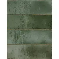 Estudio Wandtegel visgraat groen Amazonia 20x6,5cm jade glans