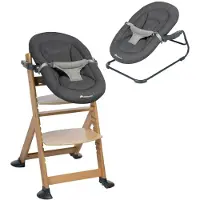 Bebeconfort Timba Baby - 2-in-1 wipstoel - Tinted Graphite