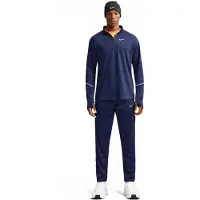 Nike Miler UV Trainingspak 1/4-Zip Donkerblauw Zilver
