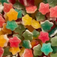 Stick 7-Jelly gummy-sterren snoep 1kg - HALAL - met rundergelatine