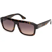 GCDS Zonnebril GD0075 56/14/145 Donker havana Voorzijde acetaat UNISEX GD0075