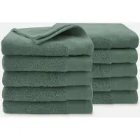 Walra Handdoek - Soft Cotton - Set van 10 - Hotel Kwaliteit - 100% katoen - 550 g/m² - 50x100 cm - Legergroen