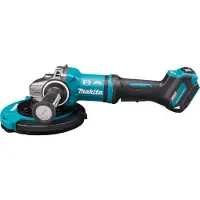 Makita GA038GZ08 XGT 40V Max Accu Haakse Slijper | 230 mm | Excl. accu's en lader | Incl. stofafzuiging | In doos - GA038GZ08