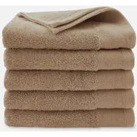 Walra Handdoek - Soft Cotton - Set van 5 - Hotel Kwaliteit - 100% Katoen - 550 g/m² - 60x110 cm - Bruin