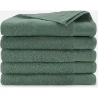 Walra Badhanddoek - Soft Cotton - Set van 5 - Hotel Kwaliteit - 100% katoen - 550 g/m² - 70x140 cm - Legergroen