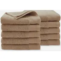 Walra Handdoek - Soft Cotton - Set van 10 - Hotel Kwaliteit - 100% Katoen - 550 g/m² - 60x110 cm - Bruin