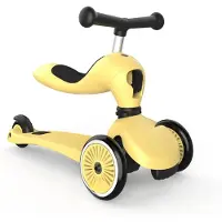 Mira Scoot and Ride - Scoot and Ride Highwaykick 1 - Highwaykick - Scoot and Ride Highwaykick 3 - Globber - Geel - 57cm x 28cm x 57cm