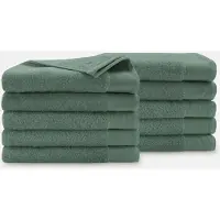 Walra Badhanddoek - Soft Cotton - Set van 10 - Hotel Kwaliteit - 100% katoen - 550 g/m² - 70x140 cm - Legergroen