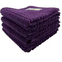 Himla Happy gastendoekje prune 30x50 cm - set van 4