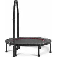 DNA Mini Trampoline - Fitness Trampoline - Mini Trampoline Volwassenen - Zwart - 102cm x 102cm x 22cm