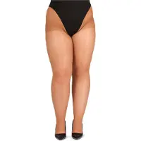 Bellivalini BLV-GI-1125 Dames Panty - 40 DEN -Plus Size - Grote maat - Polyamide - Brons - XXL