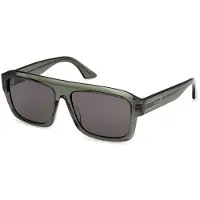 GCDS Zonnebril GD0075 56/14/145 Glanzend donkergroen Voorzijde acetaat UNISEX GD0075