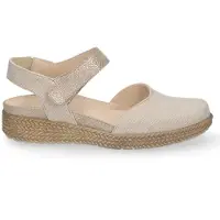 Durea 5924 Wijdte E Espadrilles | Maat 6.5 Dames Taupe