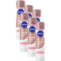 Nivea Derma Control Clinical Ultra Even Tone Deodorant Spray - 100u anti‑transpirantbescherming - Met Vitamine C - Voordeelverpakking - 6x150ml