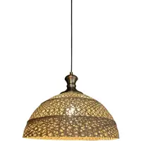 Bamyum Yimpi Hanglamp Industrieel Textiel Ø30 cm, Vintage Hanglamp, E27 Pendellamp