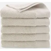Walra Handdoek - Soft Cotton - Set van 5 - Hotel Kwaliteit - 100% katoen - 550 g/m² - 50x100 cm - Kiezel Grijs