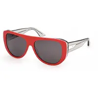 GCDS Zonnebril GD0074 57/14/140 Rood/monokleur Front acetaat UNISEX GD0074