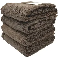 Himla Max handdoek 50x70 cm walnut - set van 4