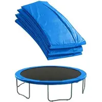 Nicole Trampoline Randbescherming / Veiligheidsrand – Ronde Kantbeschermingsmat met Dik EPE Schuim, UV- & Waterbestendig, Elastische Bevestiging, Universele Trampoline Veiligheidsmat