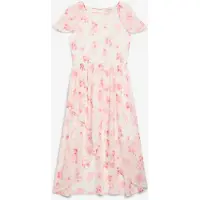 Bonprix Chiffon jurk van gestructureerde crinkle maat 134